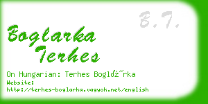 boglarka terhes business card